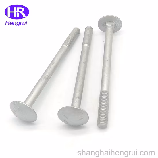 Zinc Plated Galvanized Roofing Bolt and Nut