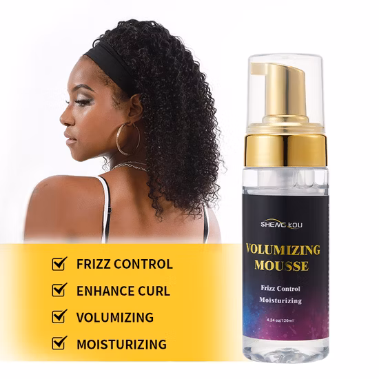 OEM/ODM Curl Foam Mousse Fijación fuerte larga
